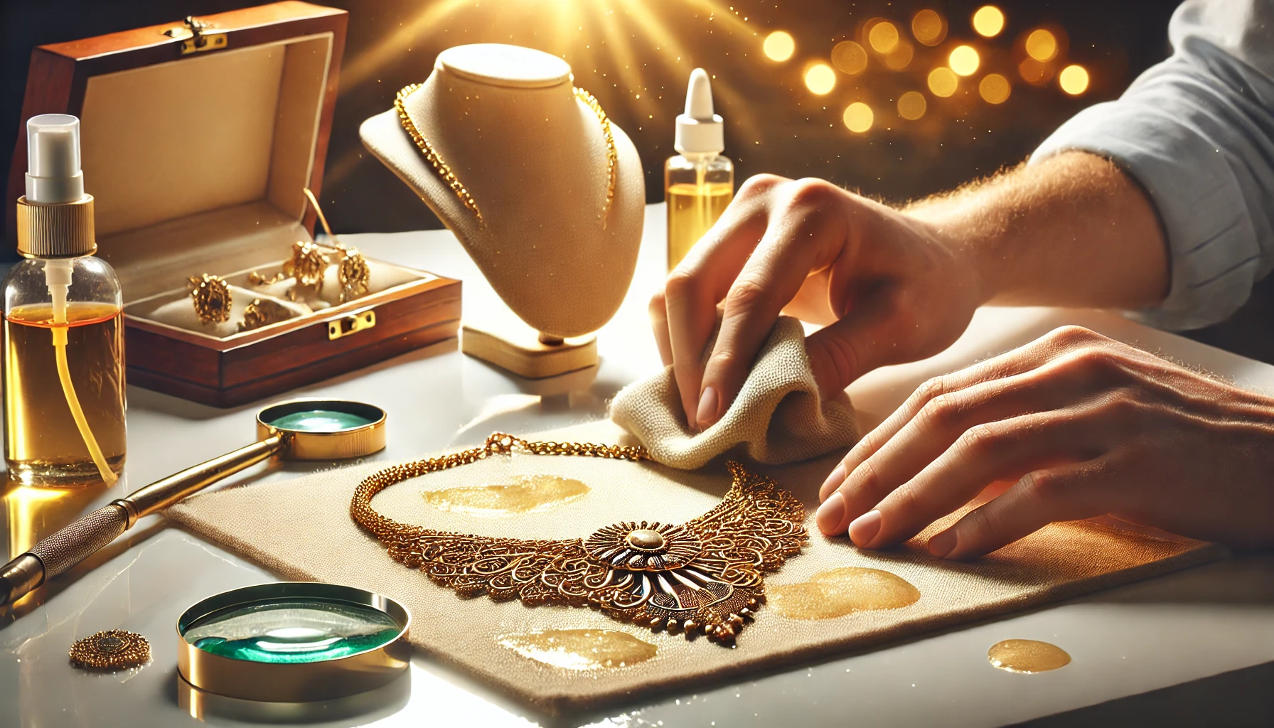 Comment nettoyer des bijoux en or