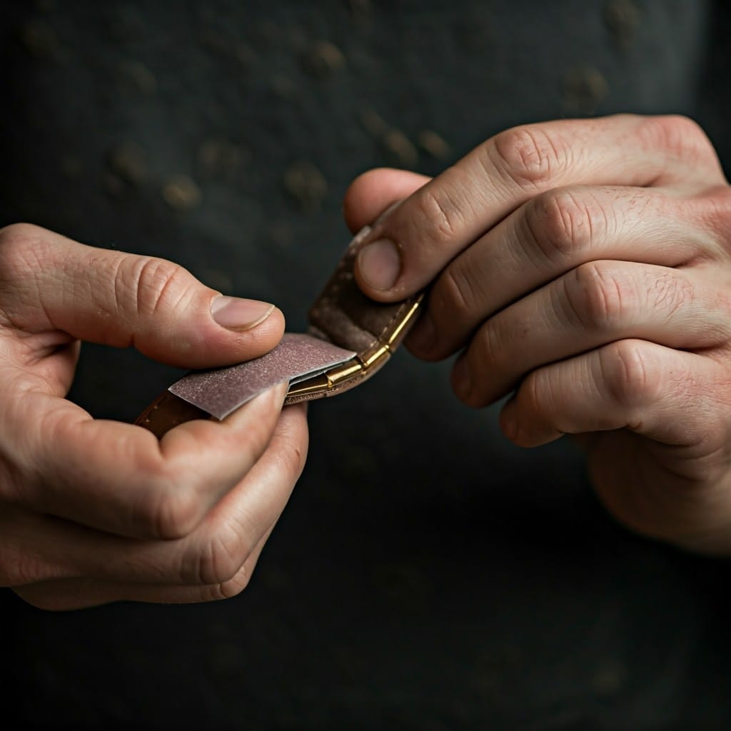 Enlèvement du plaqué or à l'aide de méthodes mécaniques