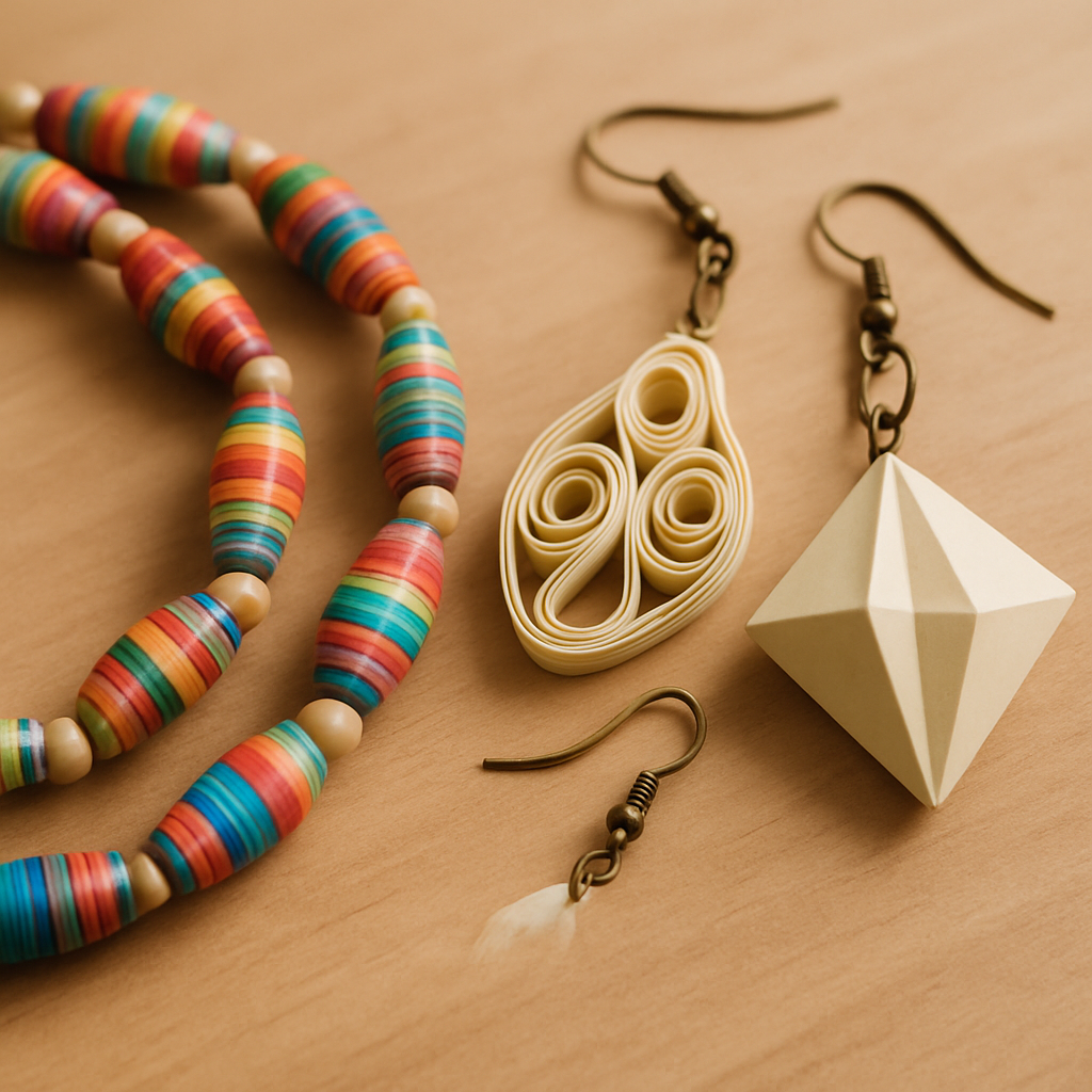 Bijoux en papier : guide complet pour les fabriquer soi-même
