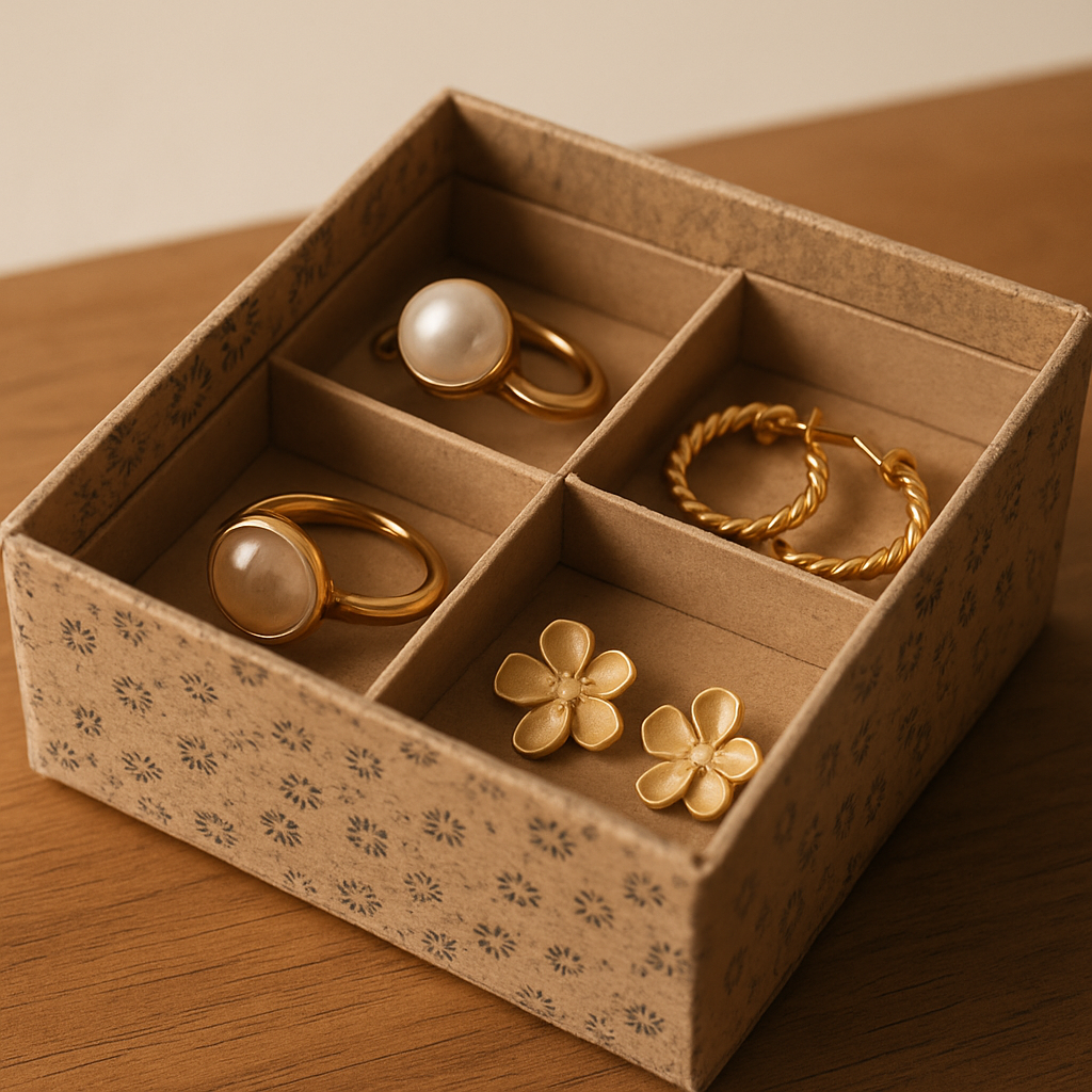 Fabriquer une boîte à bijoux en carton : guide complet
