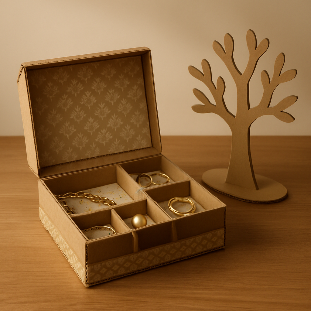 Fabriquer une boîte à bijoux en carton : guide pratique