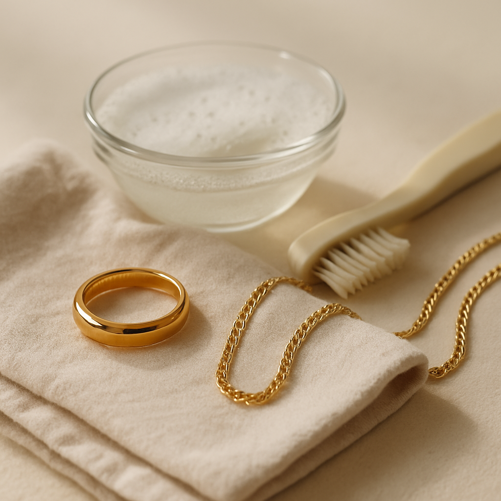 Nettoyer vos bijoux en or : méthodes simples et efficaces