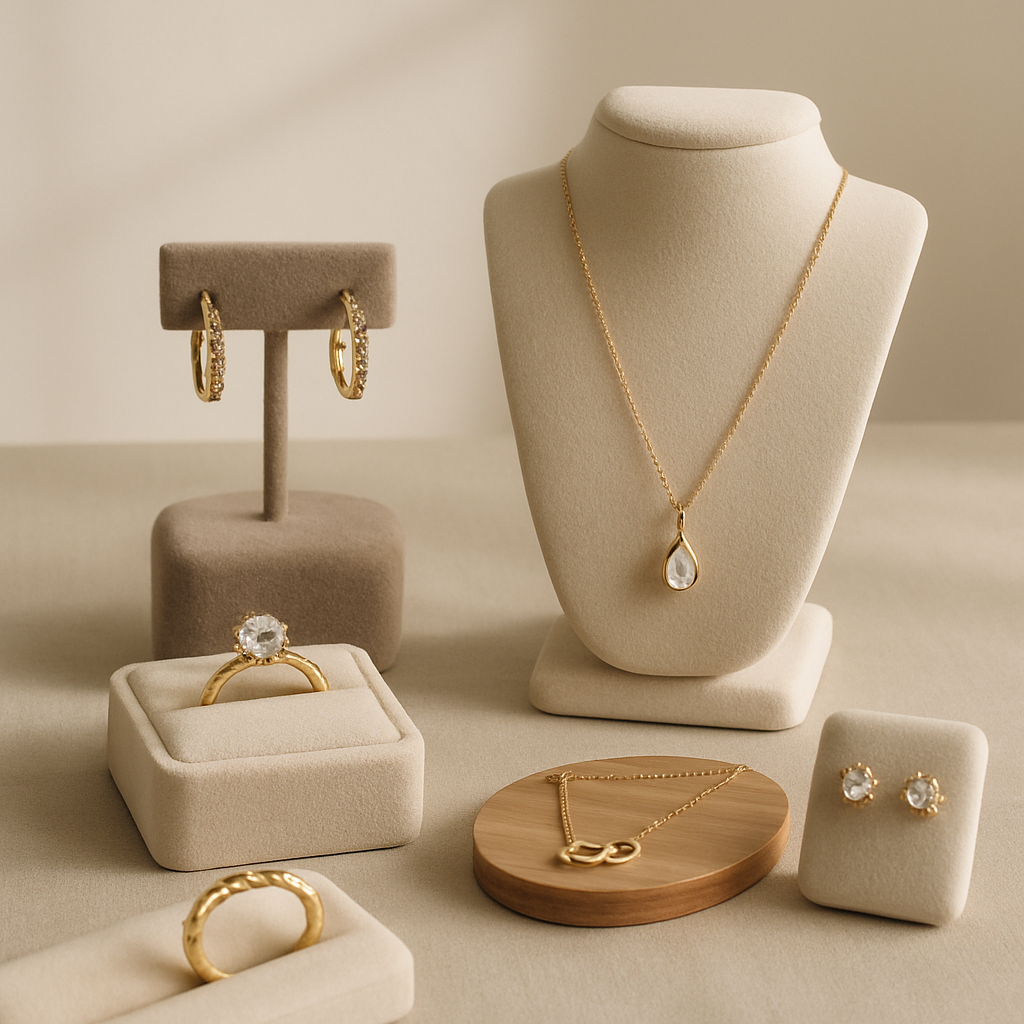Comment présenter des bijoux sur une table : 10 idées élégantes