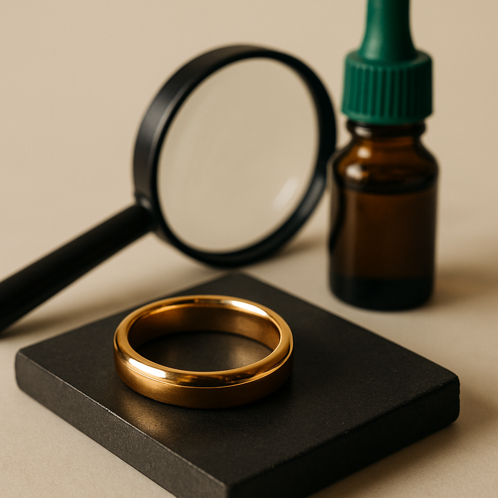 Comment savoir si un bijou est en or : astuces et tests
