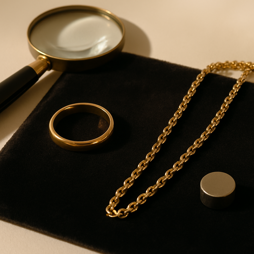 Comment vérifier bijoux en or : 5 méthodes fiables