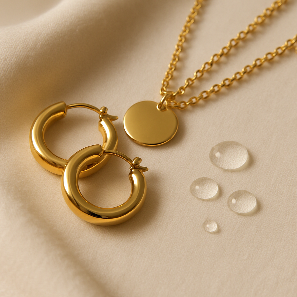 Peut-on se laver avec des bijoux en plaqué or ?