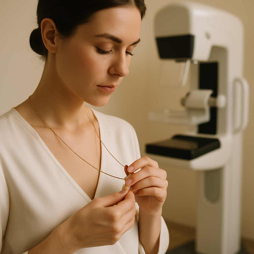 Pour une mammographie, faut-il enlever les bijoux ?