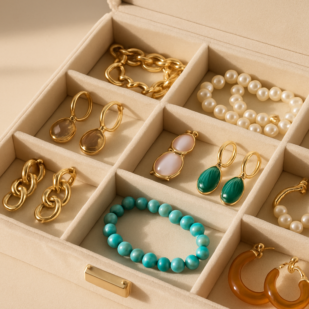 Puis-je mettre mes bijoux fantaisie dans une boîte ?