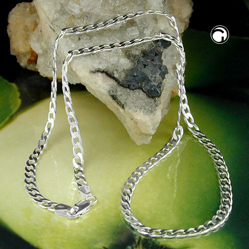 Chaîne argent massif 3,8 mm fermoir lobster