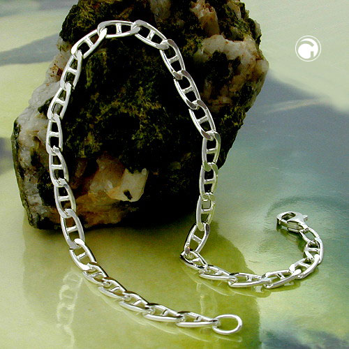 Collier argent sterling maille marine 3.8 mm
