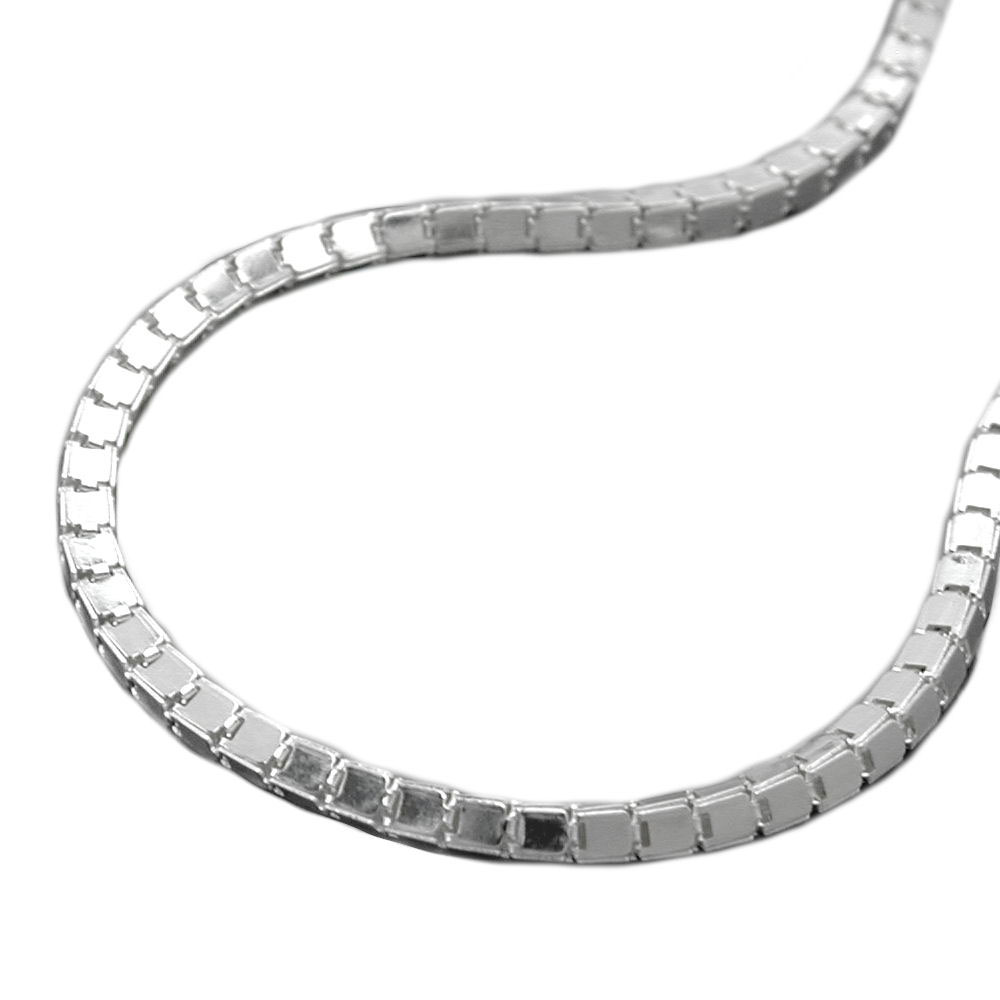 Collier chaîne box argent 925 maillage carré
