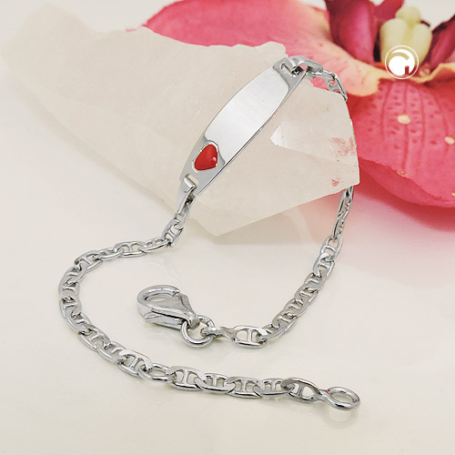 Bracelet fin argent sterling pour enfant avec fermoir lobster