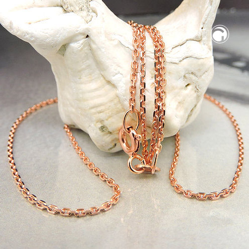Collier argent sterling chaîne ancre fermoir ressort