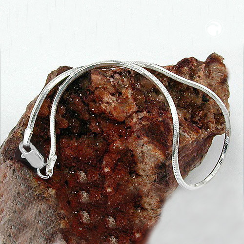 Chaîne pendentif argent sterling 1,3mm mailles serrées
