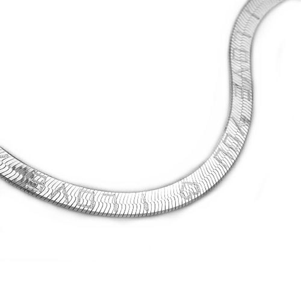Collier argent 925 chaîne snake 5mm femme homme