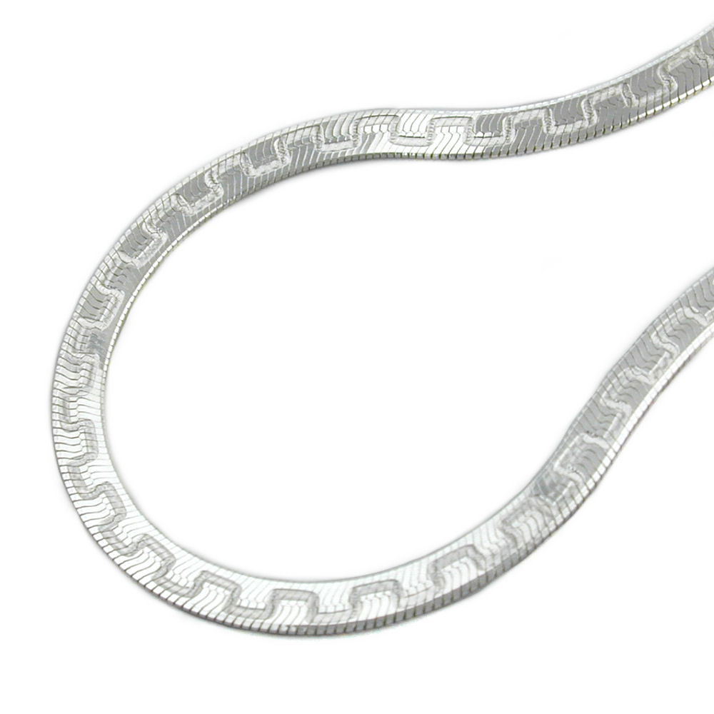 Collier argent 925 magic flex chaîne snake coupe diamant