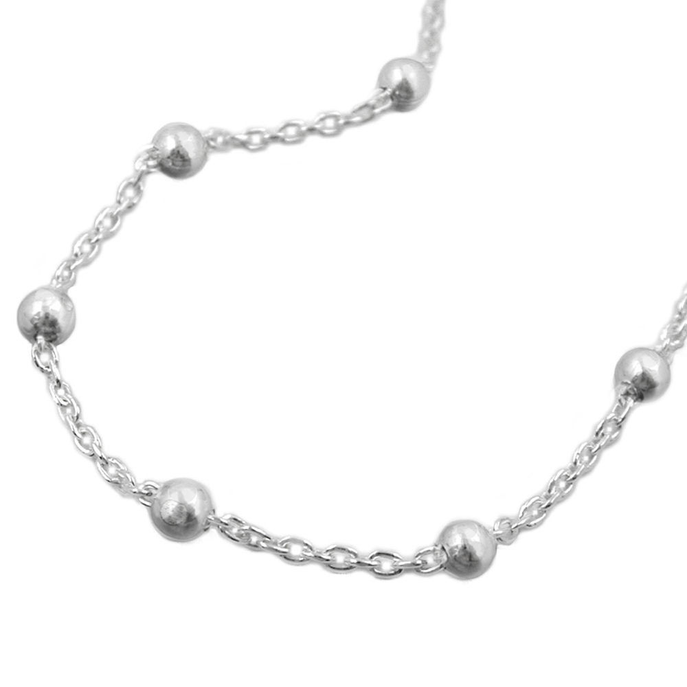 Collier argent 925 chaîne à boules argent sterling