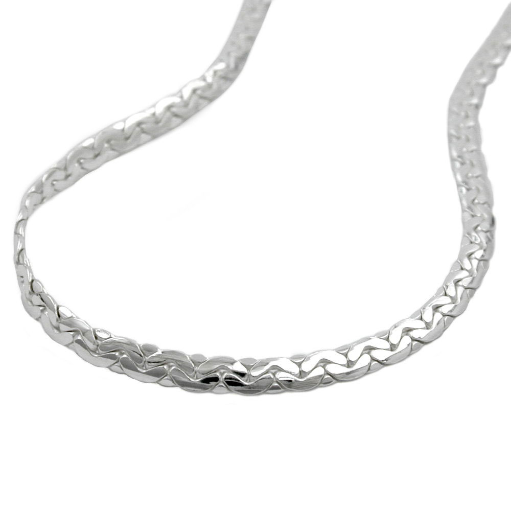 Collier chaîne ancre plate en argent 925