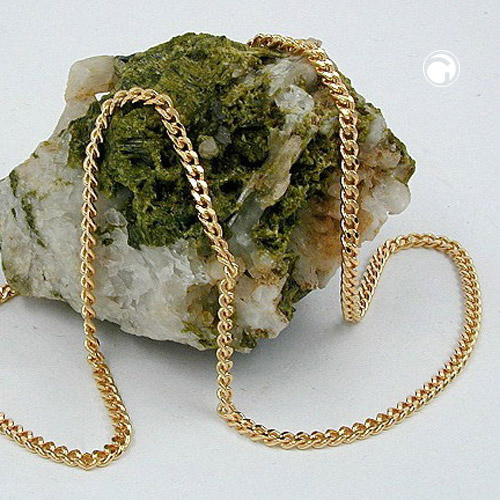 Collier doré homme femme plaqué or