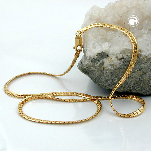 Chaîne dorée 3mm collier femme