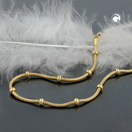 Bracelet doré chaîne fine plaqué or
