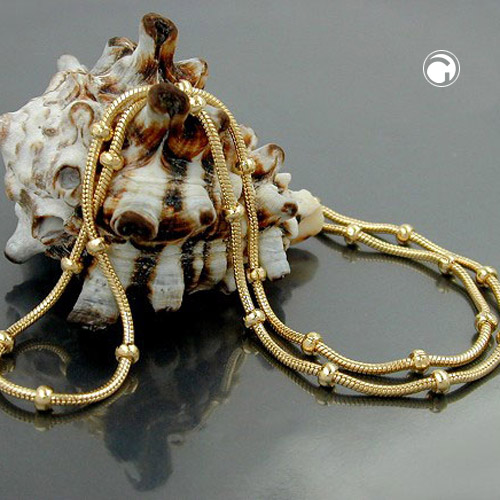 Bracelet doré chaîne fine plaqué or
