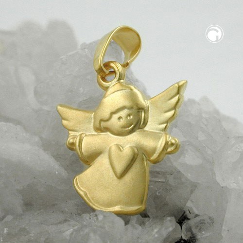 Pendentif ange en or 375/000 détail