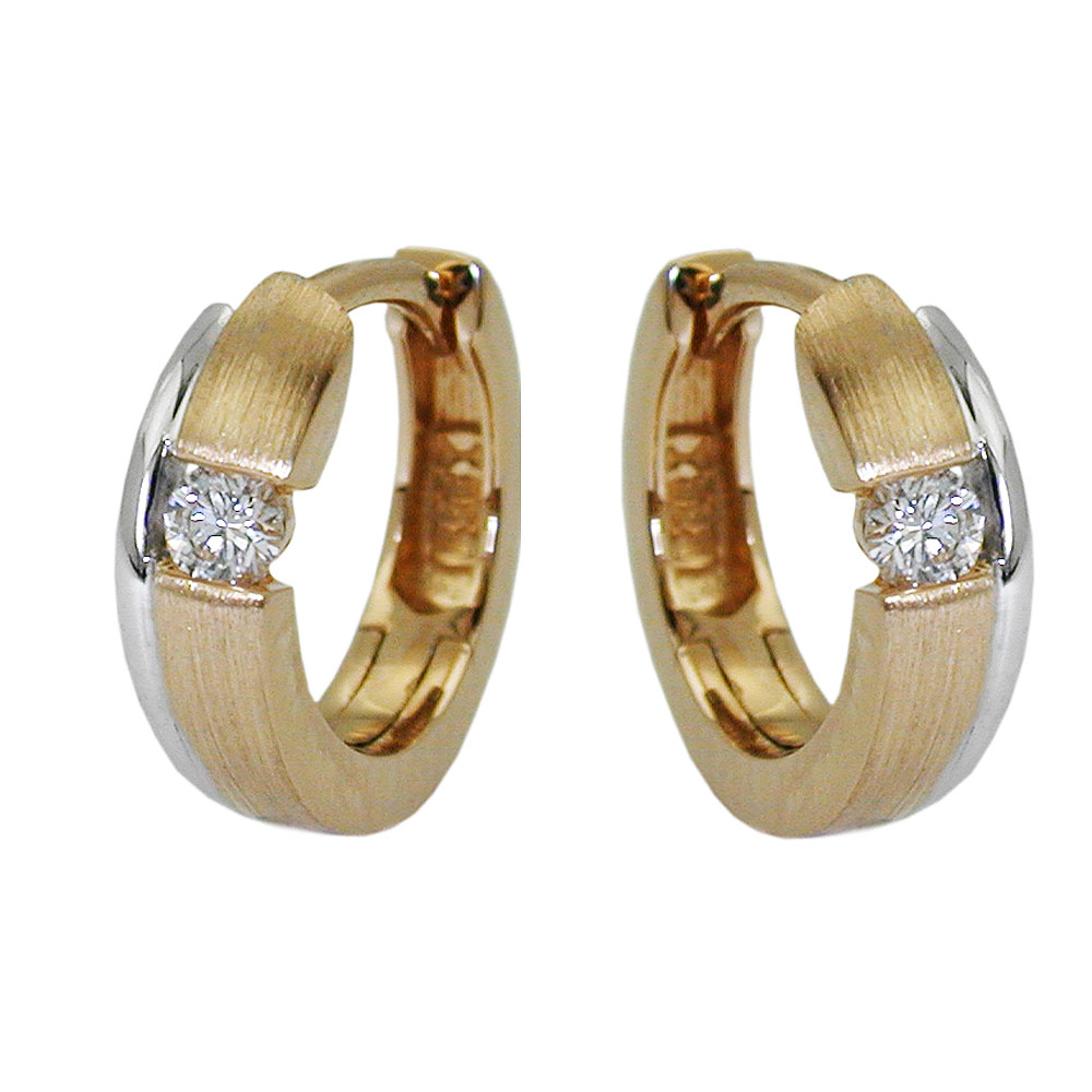 Boucles d'oreilles hoop en or 14 carats
