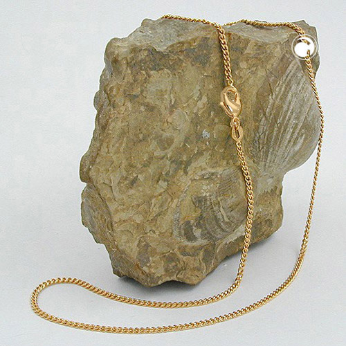 Chaîne or 9k 1,7 mm collier fin bijou or jaune