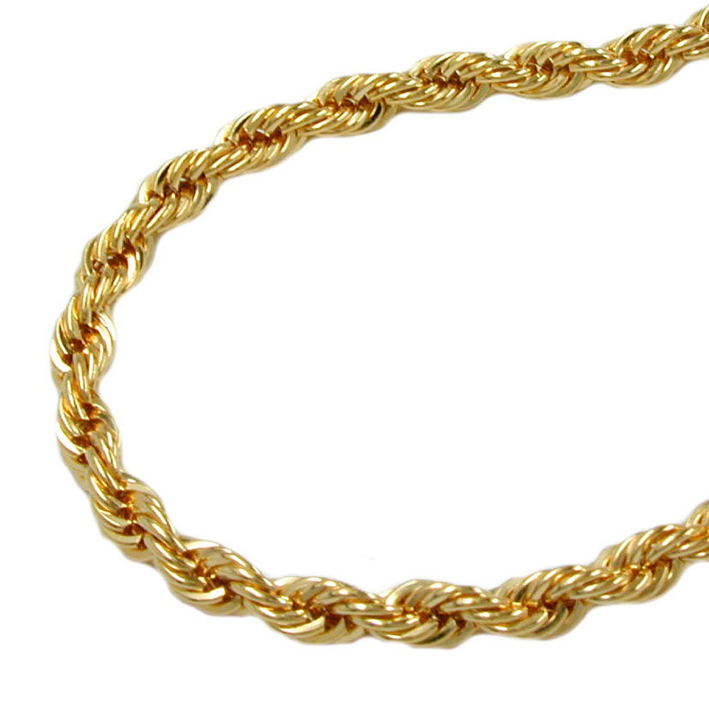 Collier or 9 carats chaîne torsadée 3,3 mm