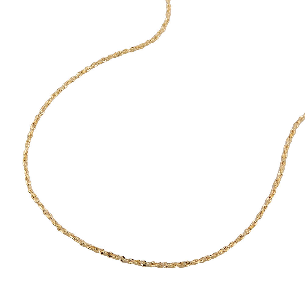 Collier or fin 14 carats chaîne 0,6 mm