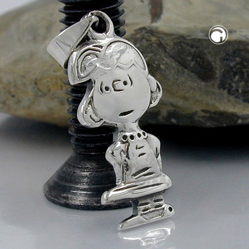 Pendentif enfant argent sterling forme petite fille