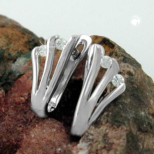 Boucles d'oreilles argent sterling hoops 14x6mm