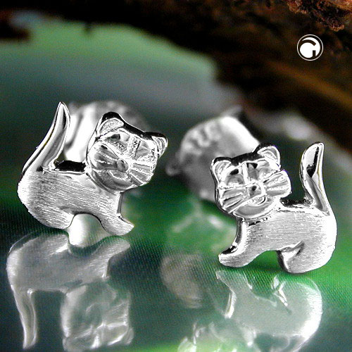 Paire de boucles d'oreilles en argent sterling