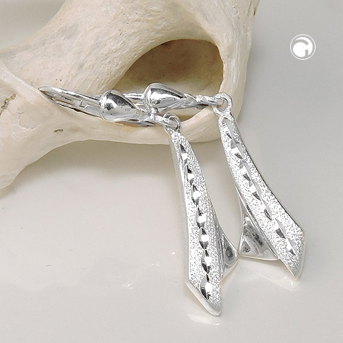 Boucles d'oreilles argent sterling design chic et tendance