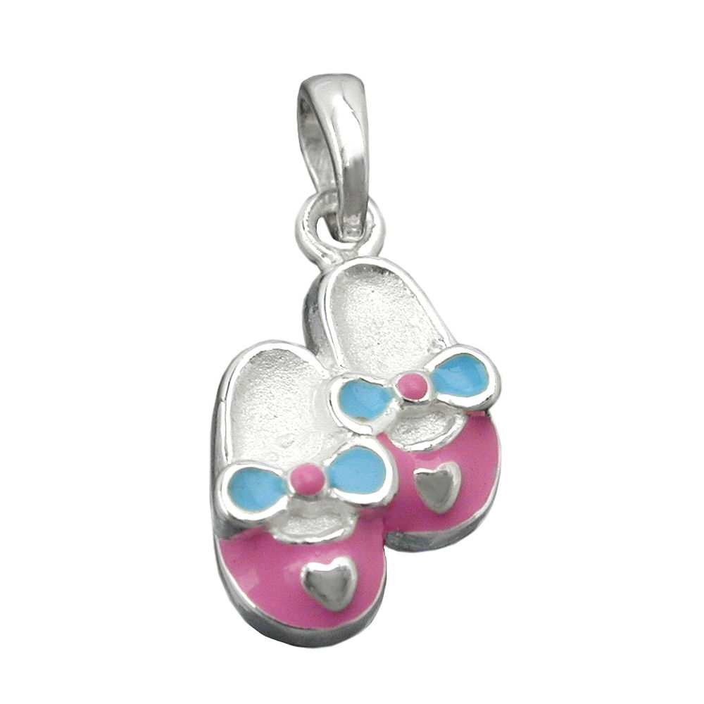 Pendentif argent 925 en forme de mules