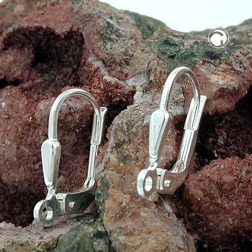 Crochets boucles d'oreilles argent sterling sans nickel dimensions 13x8mm