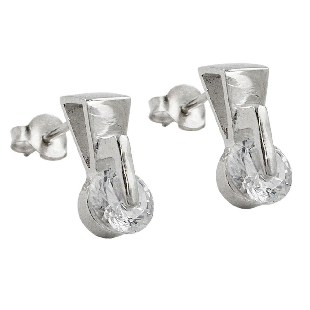 Boucles d'oreilles argent 925 zirconium
