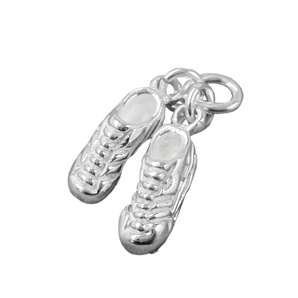 Pendentif argent 925 en forme de crampons de football