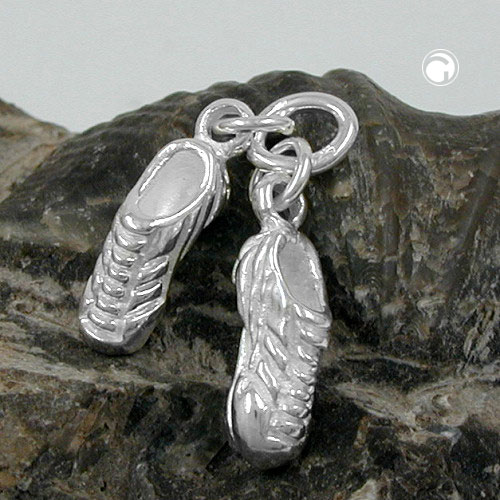 Bijou argent sterling motif crampons de foot