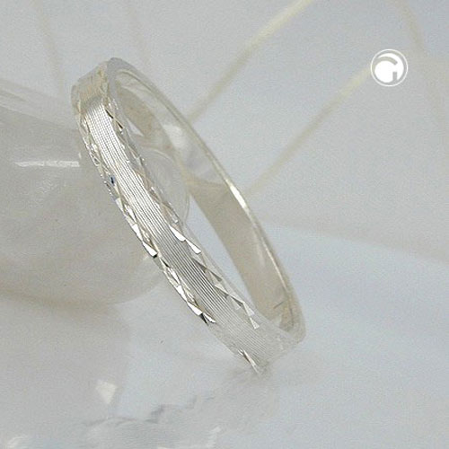 Bague femme argent sterling motif diamanté