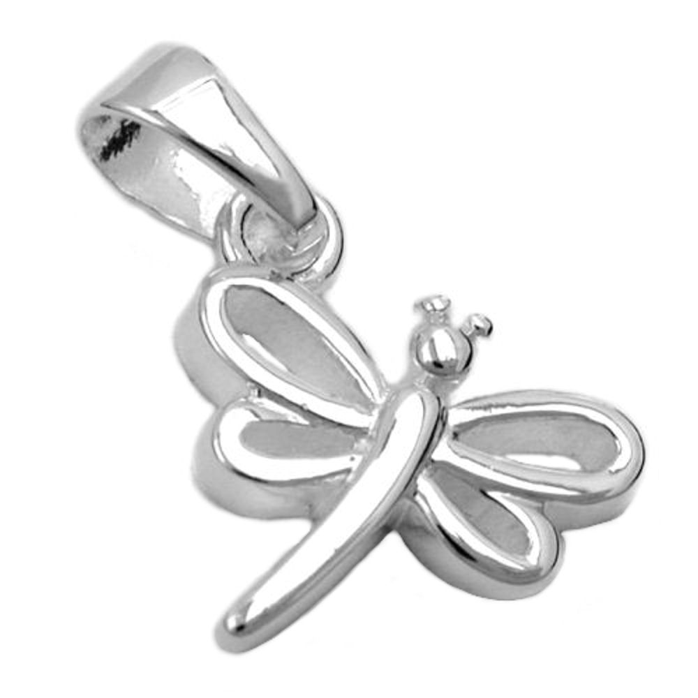 Pendentif libellule argent 925/000 vue face