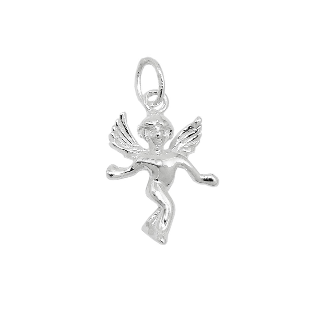 Pendentif ange en argent sterling 925 vue de face