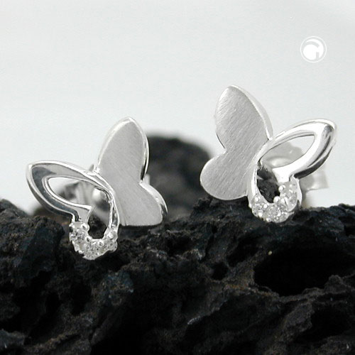 Paire de studs en argent sterling
