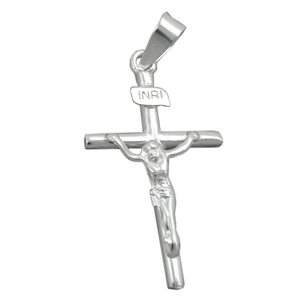 Pendentif crucifix argent 925 brillant