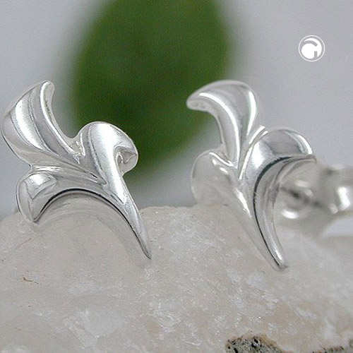 Boucles d'oreilles femme argent fleur, bijou argent 925