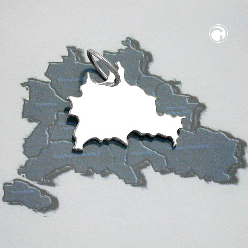 Bijou argent sterling pendentif Allemagne vue de face