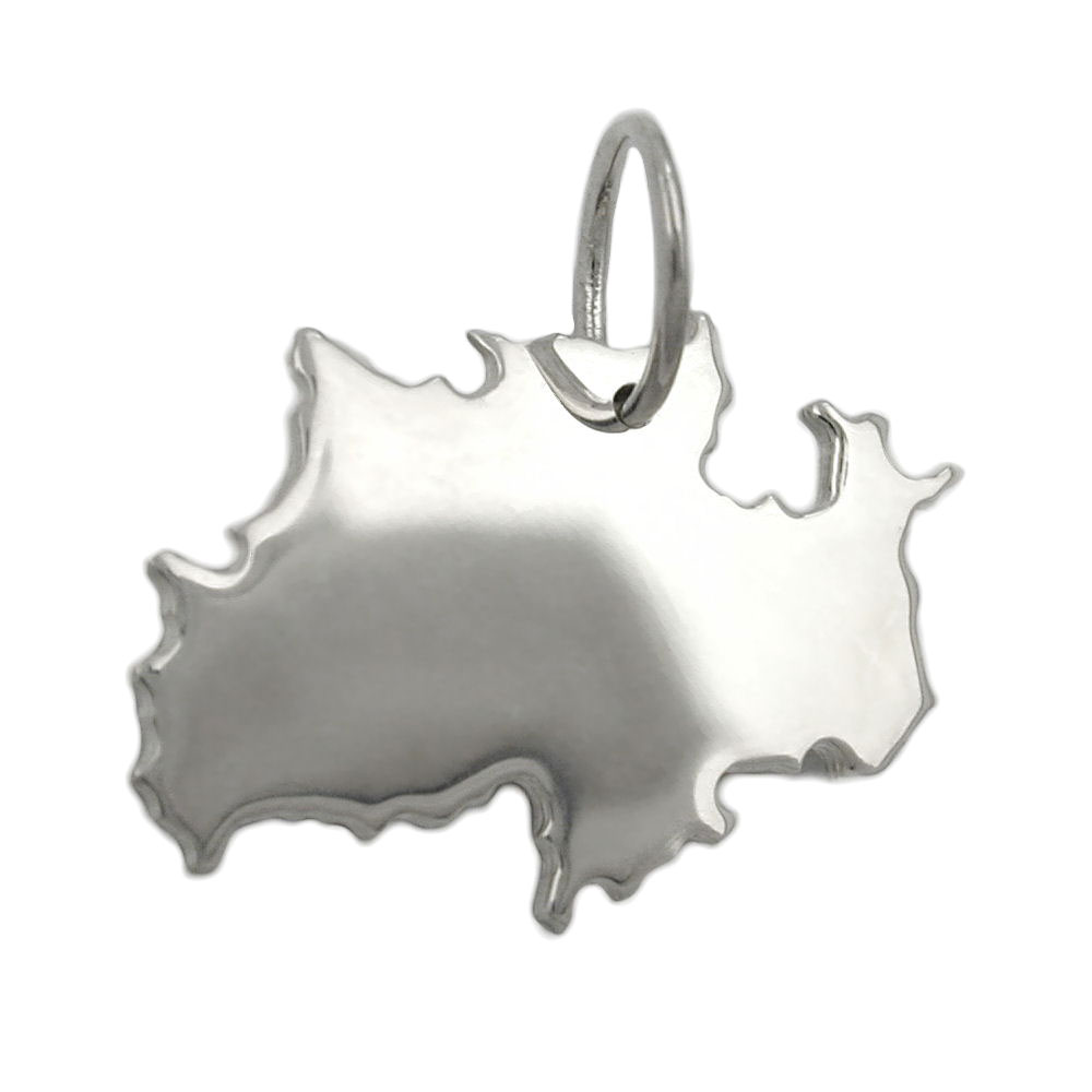 Pendentif argent 925 Rhénanie-du-Nord-Westphalie vue face