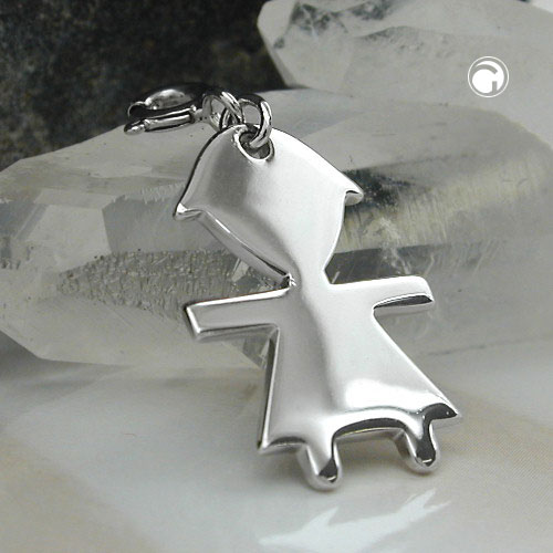 Bijou argent sterling pendentif femme vue de face