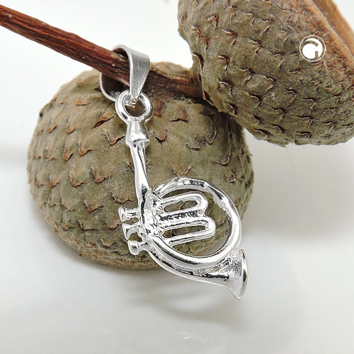 Bijou pendentif cor d'harmonie en argent sterling